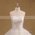 Lovely Sweet Heart Bodys Bodice Organza Vestido de Noiva Vestido de Noiva Beaded Belt